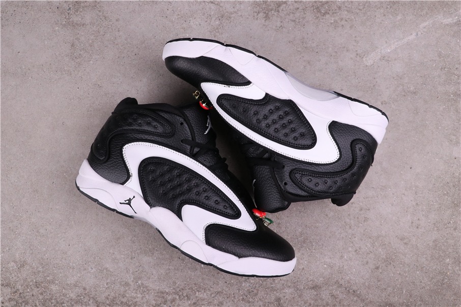 Air Jordan 13.5 Black White Shoes - Click Image to Close